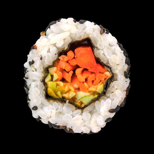 Rainbow Vegetable California Roll